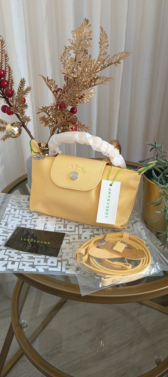 LONGCHAMP POUCH XS SARI - Görsel 2