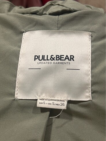 s Beden Pull&bear peluş ceket