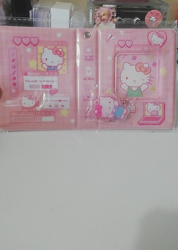 Pembe Pastel Hello Kitty Binder