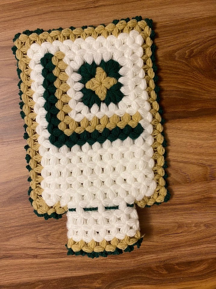 Beyaz El Yapımı Banyo lifi - Görsel 3