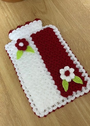 Çiçekli Renkli Örgü Banyo kese lif - Görsel 3