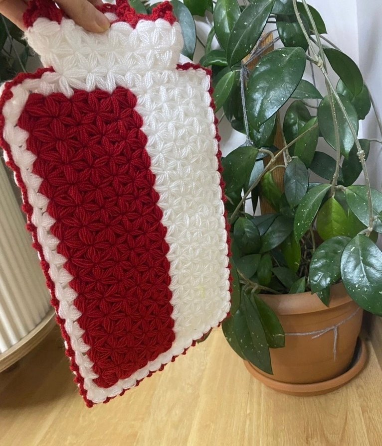 Çiçekli Renkli Örgü Banyo kese lif - Görsel 5