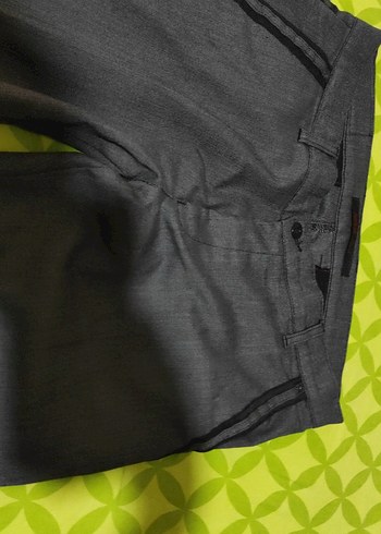 Diğer Gri Regular Fit Denim Erkek Pantolon