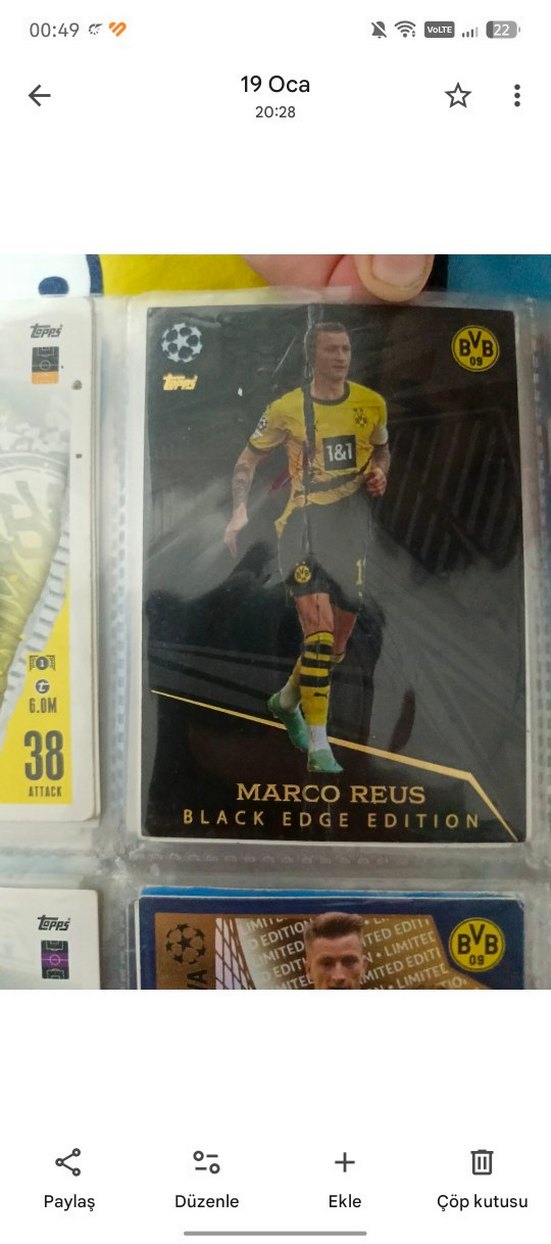 futbolcu kartları - Görsel 4