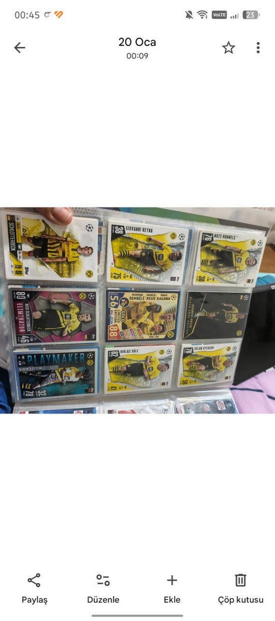 futbolcu kartları - Görsel 3