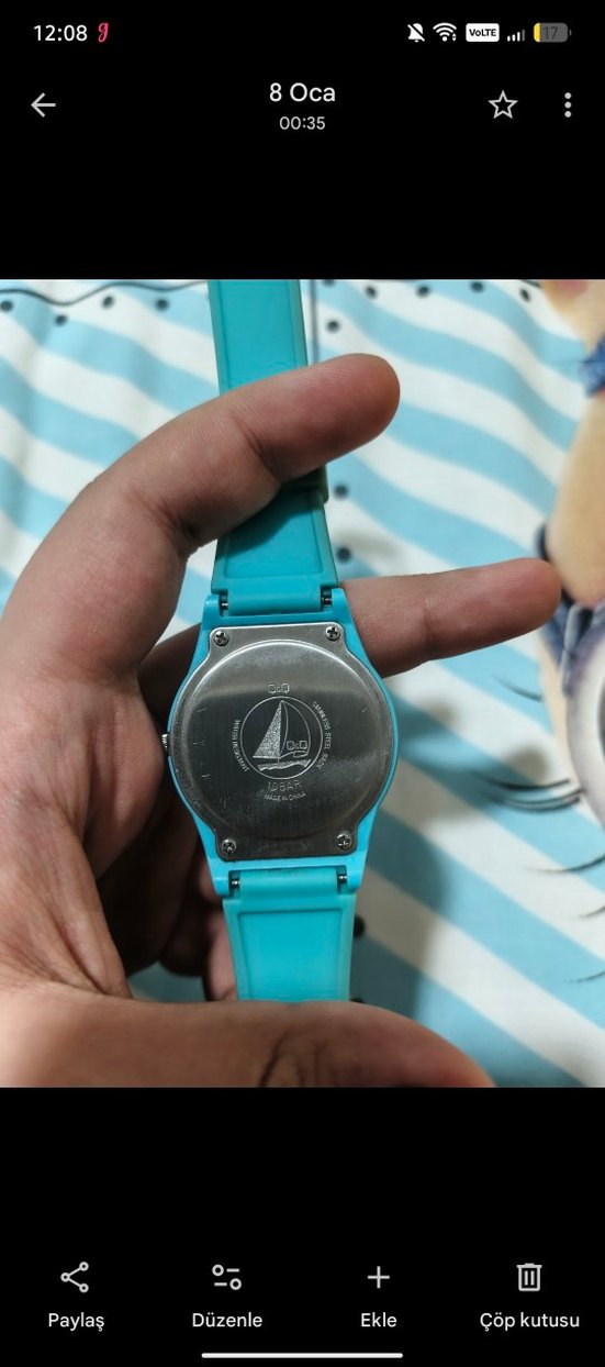 Q&Q Turkuaz çocuk Kol Saati - Görsel 2