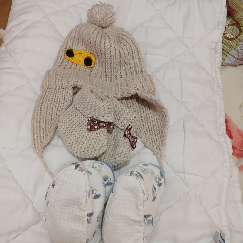 Erkek Çocuk Bohem Örgü Bere Seti - Görsel 2