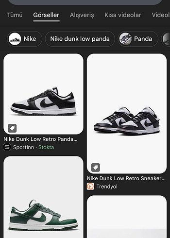 ORJİNAL NİKE DUNK LOW PANDA SNEAKERS - Görsel 6