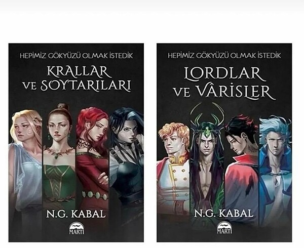 KRALLAR VE SOYTARILARI & LORDLAR VE VARİSLER SET SIFIR KİTAP