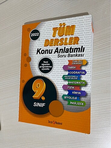 TERCİH AKADEMİ 9. Sınıf TÜM DERSLER SORU BANKASI