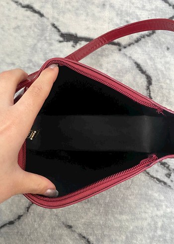 Parlak Kırmızı/Bordo Kadın Çanta - Görsel 5