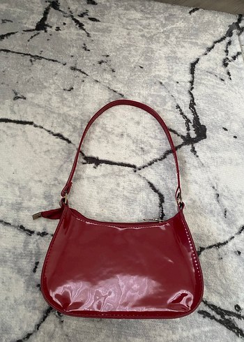 Parlak Kırmızı/Bordo Kadın Çanta - Görsel 3