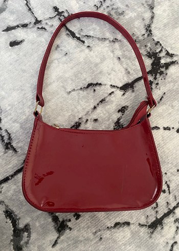 Parlak Kırmızı/Bordo Kadın Çanta - Görsel 7