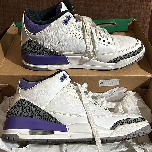 45 Beden beyaz Renk Air JORDAN 3 Retro