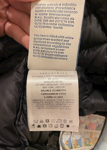 Orijinal Moncler Valence Erkek Şişme Mont - Görsel 7