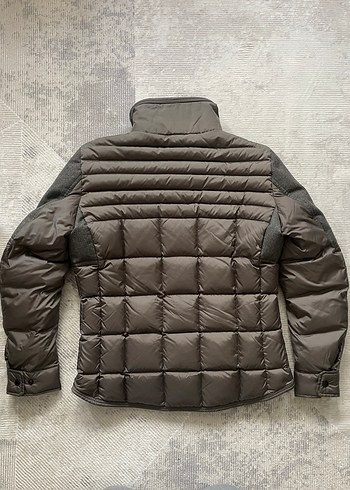 Orijinal Moncler Yün Detaylı (Mixed Media) Gri Erkek Mont - Görsel 2