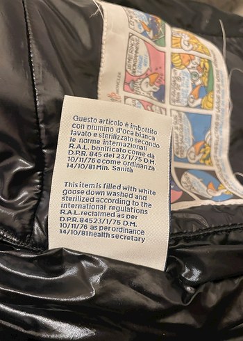 Moncler Vintage Maya Haki & Glossy Black Erkek Mont - Görsel 7