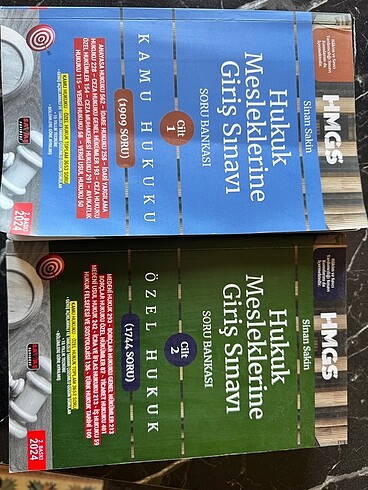 Beden Hukuk Mesleklerine Giriş Sınavı (HMGS) Soru Bankası 2 Cilt