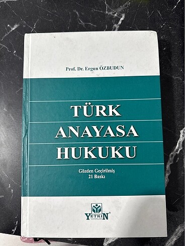 Ergun Özbudun Türk Anayasa Hukuku