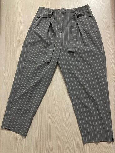 Çizgili Havuç Pantalon