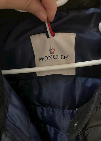 MONCLER Koyu Mavi Erkek Mont - Görsel 5