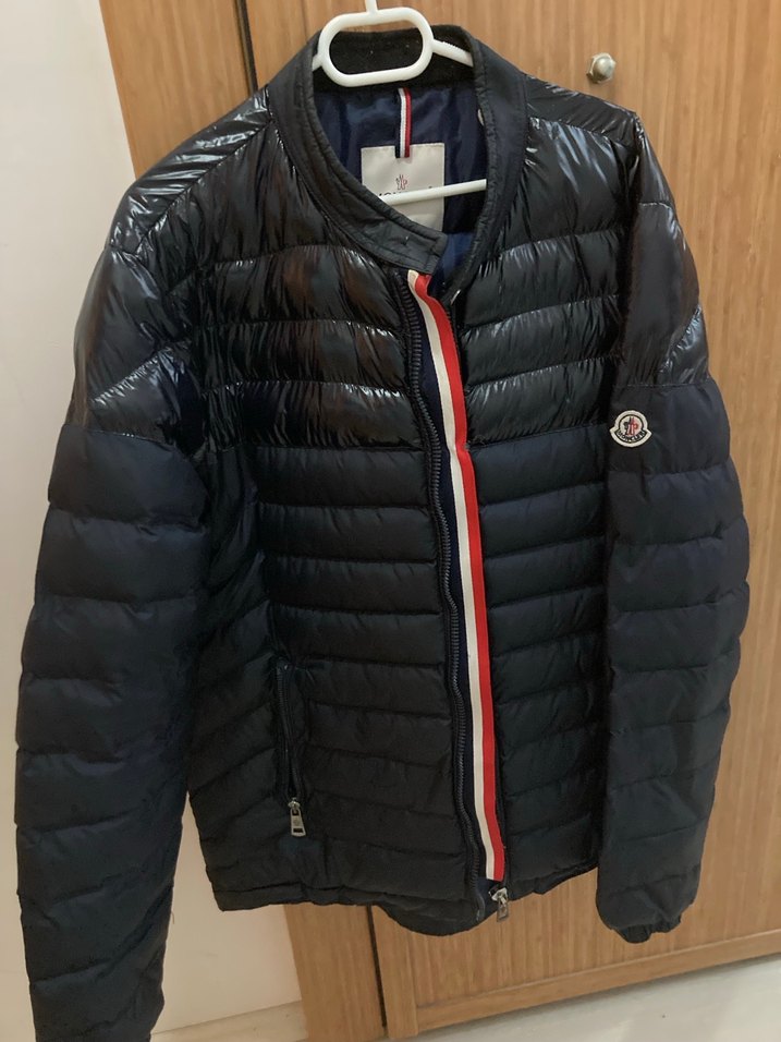 MONCLER Koyu Mavi Erkek Mont - Görsel 2