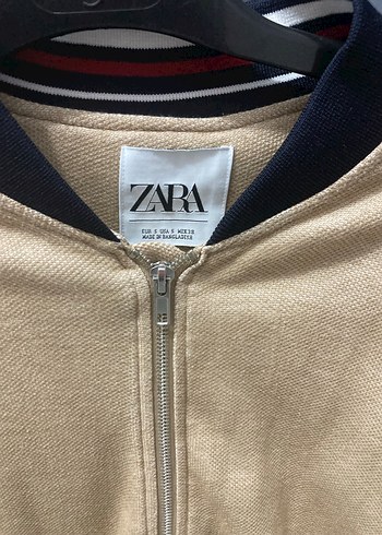 Zara Bej Fermuarlı Ceket - Görsel 2