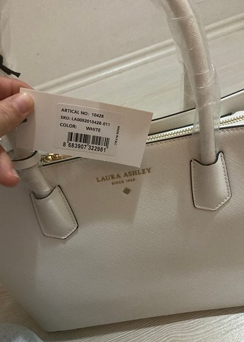 LAURA ASHLEY BEYAZ ÇANTA - Görsel 2