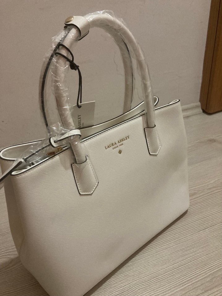 LAURA ASHLEY BEYAZ ÇANTA - Görsel 3