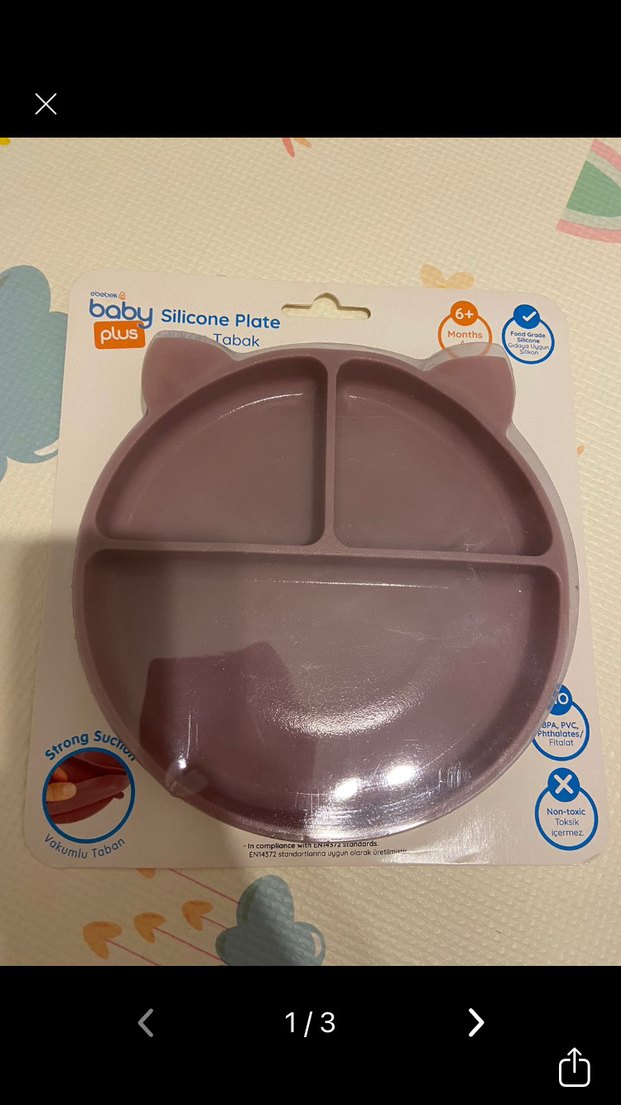 BABY PLUS SİLİKON TABAK - Görsel 2