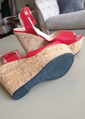 Casadei Dolgu Topuklu Sandalet