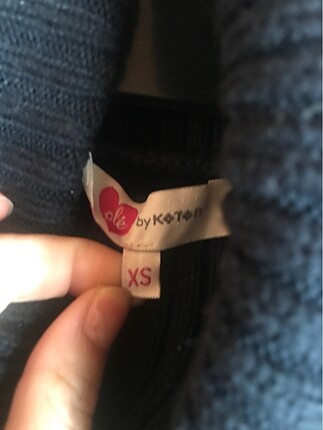 xs Beden lacivert Renk Koton Triko elbise