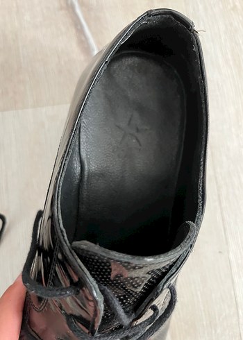Altınyıldız Parlak Siyah Erkek Klasik Ayakkabı