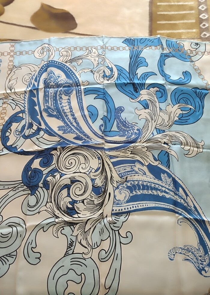 Silk home İpek eşarp  - Görsel 3