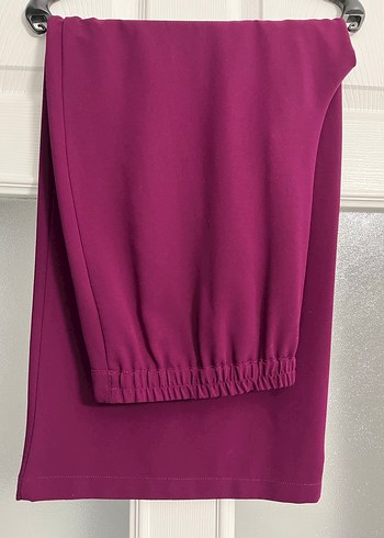 Bordo Uzun Kollu Düğmeli Kadın Tunik - Görsel 2