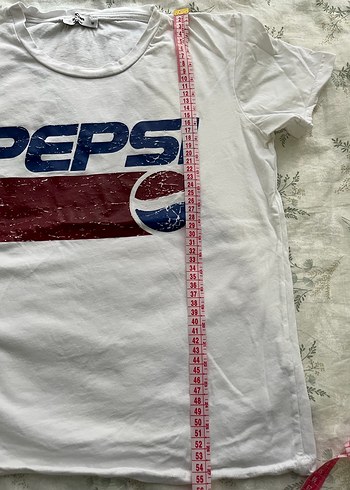 Beyaz Kısa Kollu Baskılı Kadın Tişört - Görsel 3