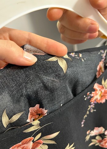 Çiçek Desenli Uzun Kollu Kadın Bluz - Görsel 5