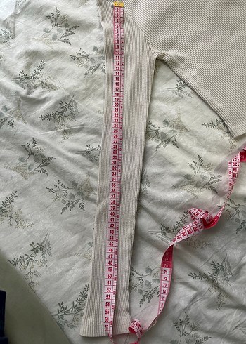 Kadın Gri Triko Uzun Kollu Sweatshirt - Görsel 5