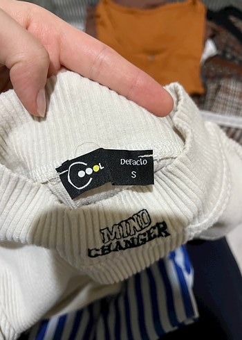 Kadın Gri Triko Uzun Kollu Sweatshirt - Görsel 6