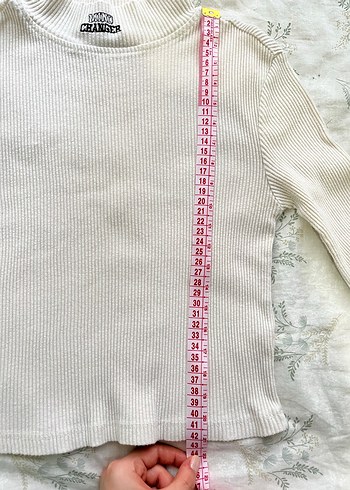 Kadın Gri Triko Uzun Kollu Sweatshirt - Görsel 3