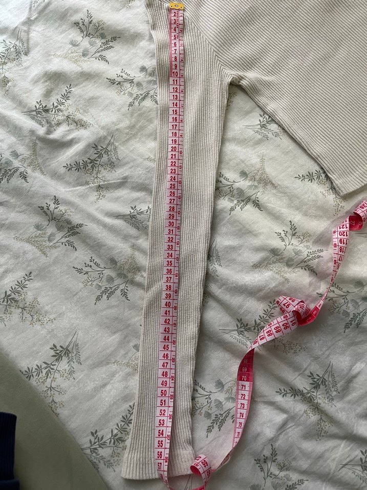 Kadın Gri Triko Uzun Kollu Sweatshirt - Görsel 5