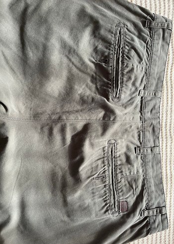 Gri Regular Fit Bel Detaylı Erkek Pantolon - Görsel 4