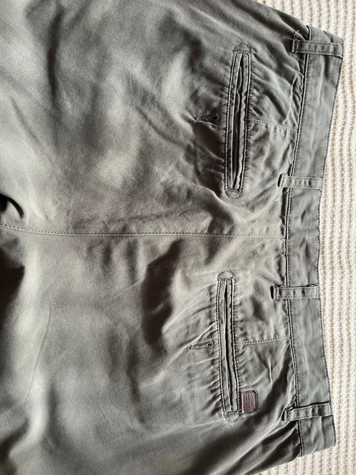 Gri Regular Fit Bel Detaylı Erkek Pantolon - Görsel 4