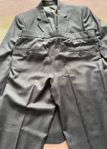 Gri Modern Klasik Erkek Takım Elbise - Görsel 7