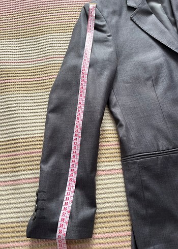 Gri Modern Klasik Erkek Takım Elbise - Görsel 12