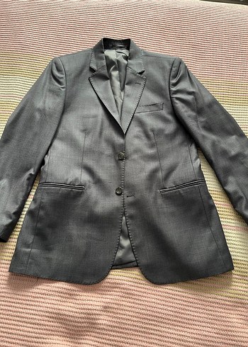 Gri Modern Klasik Erkek Takım Elbise - Görsel 2