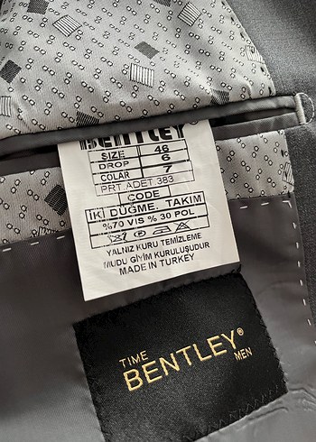 Gri Modern Klasik Erkek Takım Elbise - Görsel 4