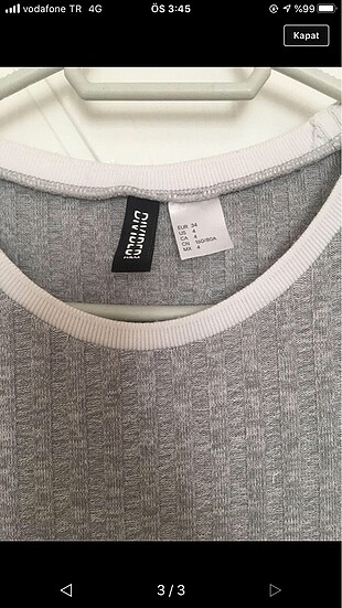 xs Beden H&m elbise