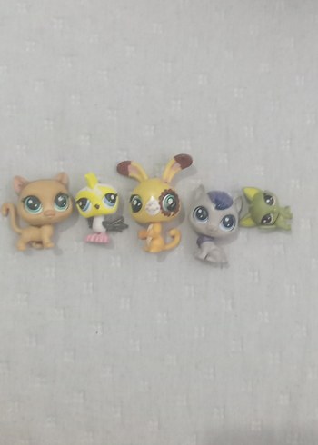 LPS MİNİŞLER Pastel Renkli 5 Figürlü Oyuncak Seti