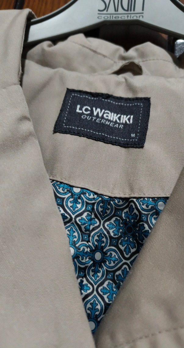 Bej Düğmeli Midi Kadın Trençkot - Görsel 2